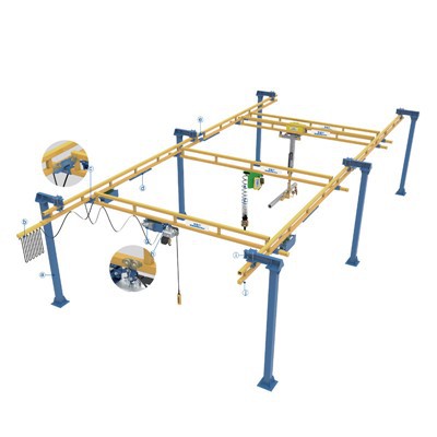 Süspansiyonlu Monoray Vinç